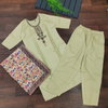 Shamal Printed Cotton Blend Kurti With Bottom Dupatta Wholesale Market In Surat